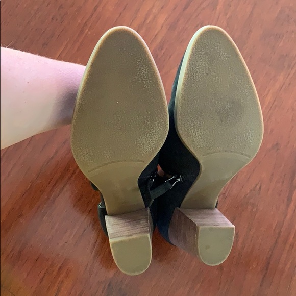 Like new Franco Sarto Black new buck short boots. - Picture 3 of 6